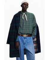 Desigual Men's Combined checkered shirt