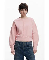 Desigual Women's Topstitched sweatshirt