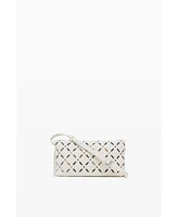 Desigual Women's Medium perforated flap bag