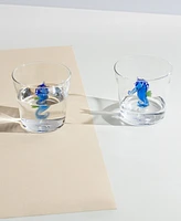 Ichendorf Marine Garden Seahorse Tumblers, 11.8 oz, Set of 2