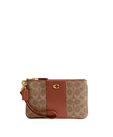Coach Women's Signature Canvas Wristlet