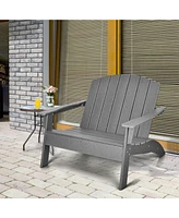 Hdpe Patio Adirondack Chair for Porch Garden Backyard