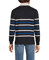 Lands' End Men's Long Sleeve Stripe Rugby Shirt