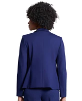 Jones New York Women's Faux Double Breasted Collared Jacket