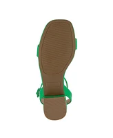 Sugar Women's Umpire Ankle Strap Block Heel Sandals