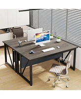 Tribesigns 55 inches Simple Computer Desk,Modern Home Office Desk Writing Table for Workstation