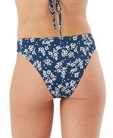 Roxy Juniors' Hibiscus Haven High Leg Bikini Bottoms