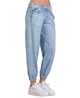 Elan Women's Cotton Mid-Rise Sweatpant Jogger Jeans