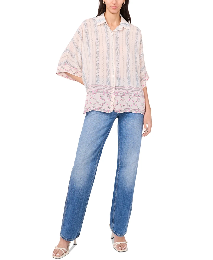 Parker Women's The River Button-Front Dolman-Sleeve Top