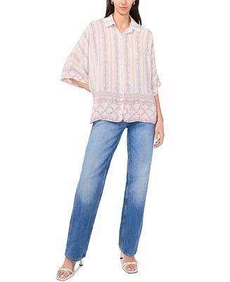 Parker Women's The River Button-Front Dolman-Sleeve Top