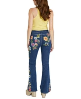 Driftwood Women's Fab Farrah Flare Jeans X Artistic Floral