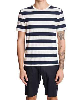 Paisley & Gray Men's Slim Fit Short Sleeve Striped T-Shirt