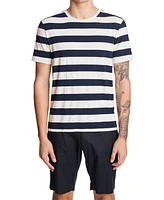 Paisley & Gray Men's Slim Fit Short Sleeve Striped T-Shirt