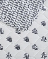 Nautica Coral Beach Reversible 3-Pc. Quilt Set