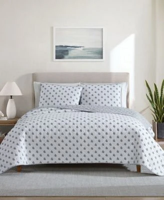 Nautica Coral Beach Reversible Quilt Set
