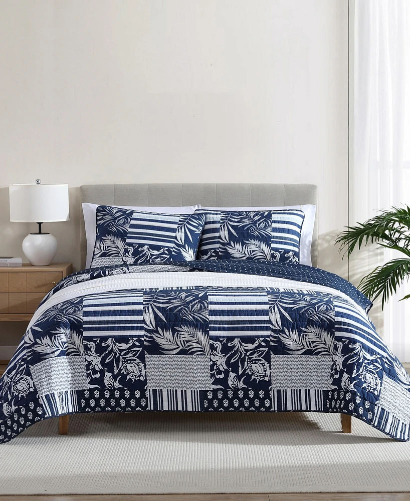 Nautica Avalon Patchwork Reversible -Pc. Quilt Set