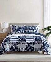 Nautica Avalon Patchwork Reversible -Pc. Quilt Set