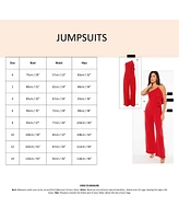 Quiz Women's 2 1 Scuba Crepe Waistcoat Jumpsuit