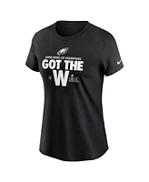 Nike Women's Black Philadelphia Eagles Super Bowl Lix Champions Parade T-Shirt