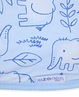Max & Olivia Newborn Reversible Swaddle Blanket