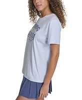 Starter Women's Cotton Retro Tennis Graphic T-Shirt