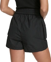 Starter Women's Nylon Zip-Pocket Pull-On Cargo Shorts