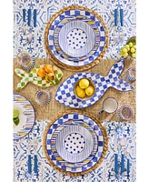 MacKenzie-Childs Go Fish Dinner Plate