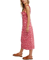 Free People Women's Lucinda Printed Midi Dress