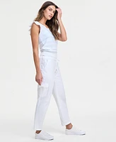 Nautica Jeans Women's Seersucker Utility Pants