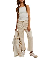 Free People Women's Deep Trance Dropped Boyfriend Jeans