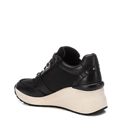 Carmela Leather Collection Women's Wedge Sneakers By Xti