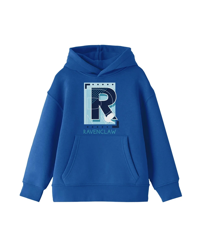 Harry Potter Ravenclaw R Logo Youth Royal Blue Sweatshirt-xl