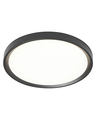 Dainolite 2.25" Metal Frida Sandy Black 30W Flush Mount