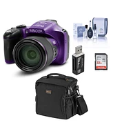 Minolta MN67Z 20MP Full Hd Wi-Fi Bridge Camera with 67x Optical Zoom, Purple