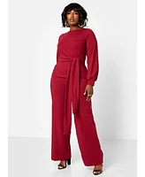 Rebdolls Women's No Exceptions Cotton Wide Leg Pants