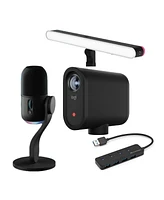 Logitech Yeti Gx Rgb Lightsync-Powered Microphone, Camera, 4 Port Usb Hub