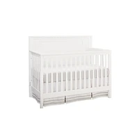 Westwood Design Emery Modern Wood Convertible Crib Panel in White Finish