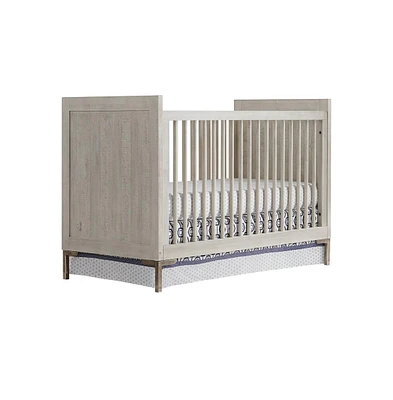 Westwood Design Beck Modern Wood Cottage Crib in Willow Gray Finish