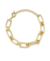 Rachel Zoe Gold Plated Link Chain Bracelet