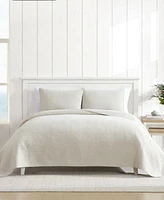 Nautica Seashore Stitch Washed Quilt Set