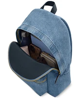 Coach Denim Cargo Medium Backpack