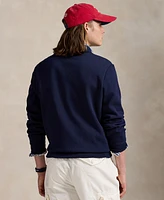 Polo Ralph Lauren Men's Double-Knit Mesh Collared Sweatshirt