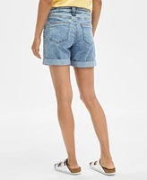 Nautica Jeans Women's Cuffed Denim Shorts