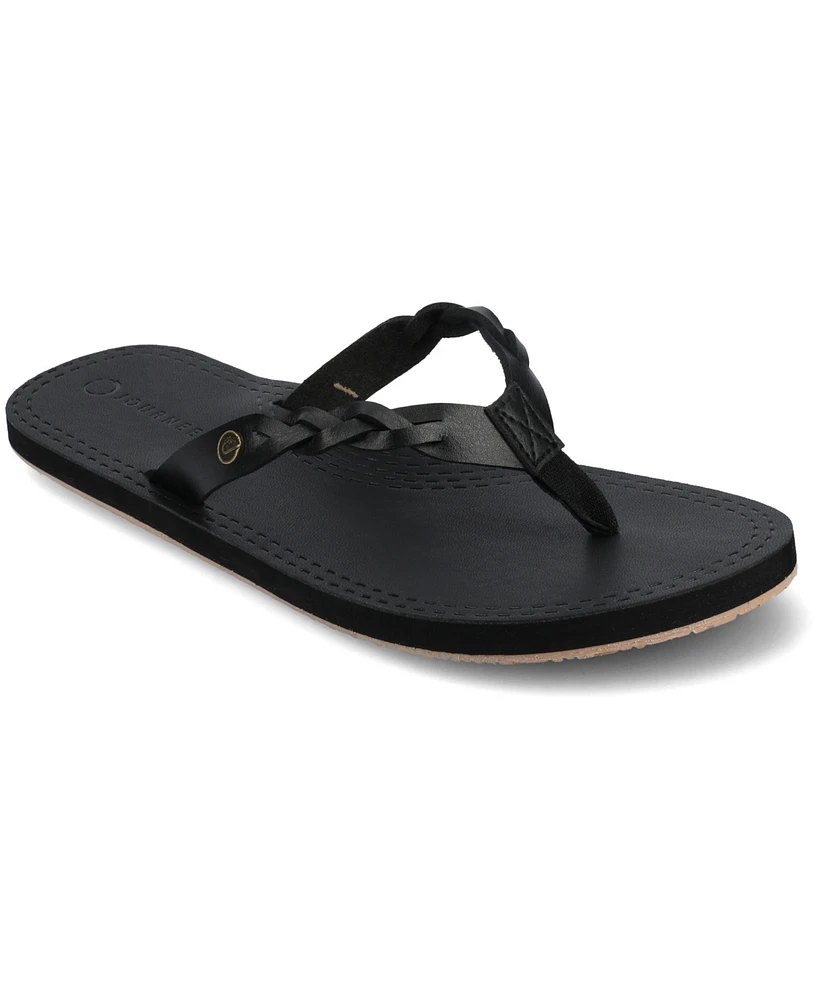 Journee Collection Tomi Braided Comfort Slip-On Flat Sandals