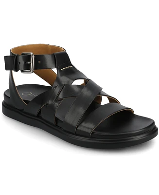 Journee Collection Women's Mistee Multi Strap Wedge Sandals