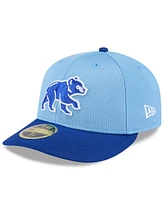 New Era Men's Light Blue/Royal Chicago Cubs 2025 Spring Training Low Profile 59FIFTY Fitted Hat