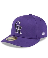 New Era Men's Purple Colorado Rockies 2025 Spring Training Low Profile 59FIFTY Fitted Hat