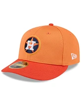 New Era Men's Orange Houston Astros 2025 Spring Training Low Profile 59FIFTY Fitted Hat