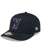 New Era Men's Navy Washington Nationals 2025 Spring Training Low Profile 59FIFTY Fitted Hat