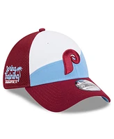 New Era Men's Light Blue/Maroon Philadelphia Phillies 2025 Spring Training 39THIRTY Flex Hat